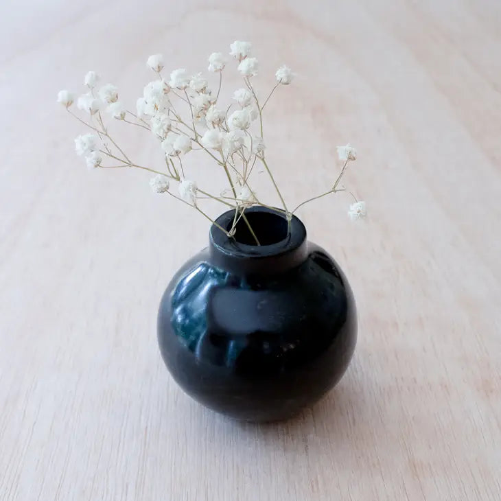 Black Stone Vases