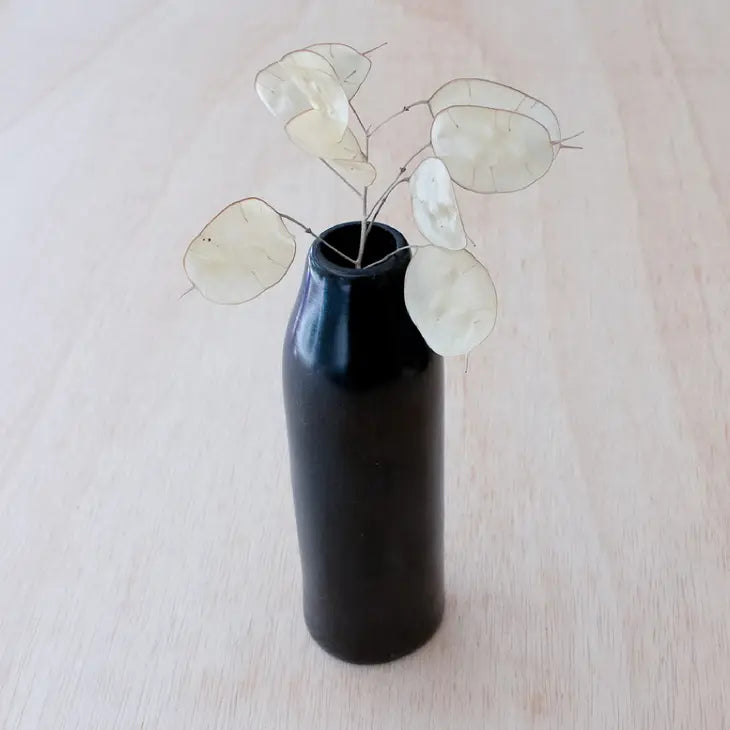 Black Candleholder Vases